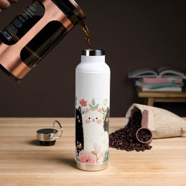 Funny Cats Cartoon Trinkflasche