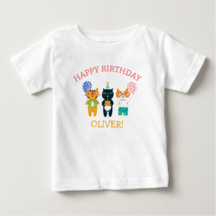 Funny Cats Kitty Birthday Gast Ehrenmitglied T - S Baby T-shirt