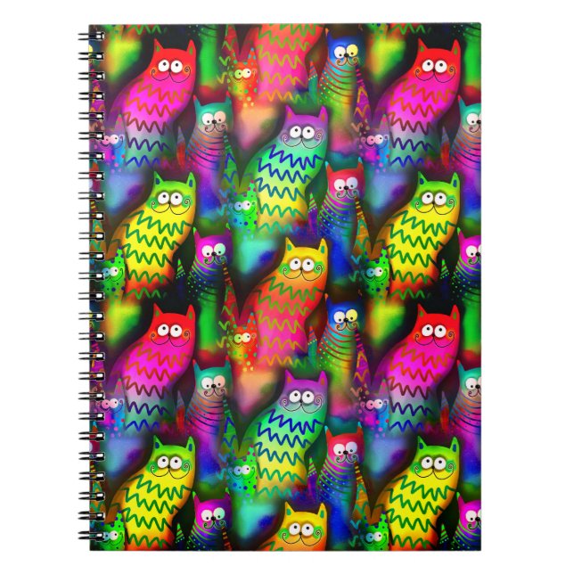 Funny Cats Muster-54578 Notizblock (Vorderseite)