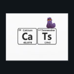 Funny Cats Periodische Tischelemente Funny Science Postkarte<br><div class="desc">witzig, Geschenk, Geburtstag, Katze, Tier, Wissenschaft, Chemie, periodisch, periodisch, Tisch, Element</div>