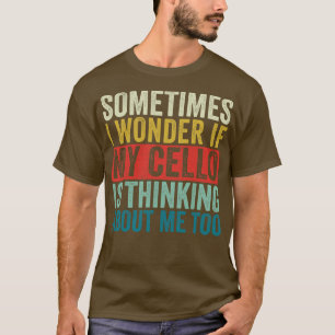 Funny Cello Player Violoncello Retro T-Shirt