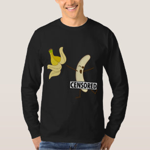 Funny Censored Banana Strip für Niedlich Peel Boy  T-Shirt