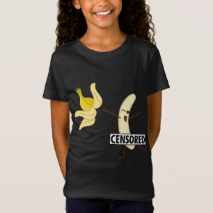 Funny Censored Banana Strip für Niedlich Peel Boy T-Shirt