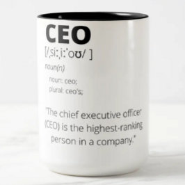 Funny CEO Geschenkidee Tasse für Damen und Herren