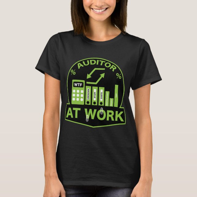 Funny Certified Auditor Gift T-Shirt (Vorderseite)