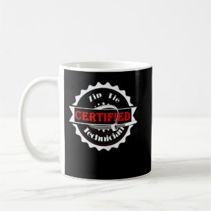 Funny Certified Zip Krawatte Techniker Mechanische Kaffeetasse