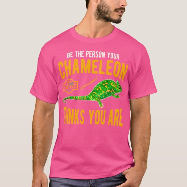 Funny Chameleon T-Shirt (Vorderseite)