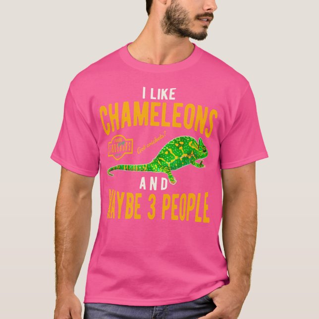 Funny Chameleon T-Shirt (Vorderseite)