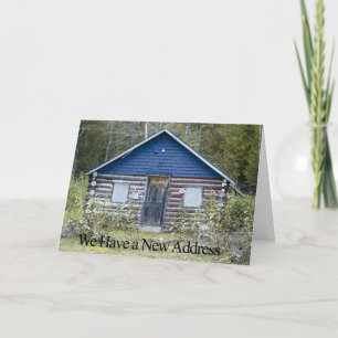 Funny Change of Address Card - Place in the Woods Ankündigung
