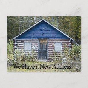 Funny Change of Address Card - Place in the Woods Ankündigungspostkarte