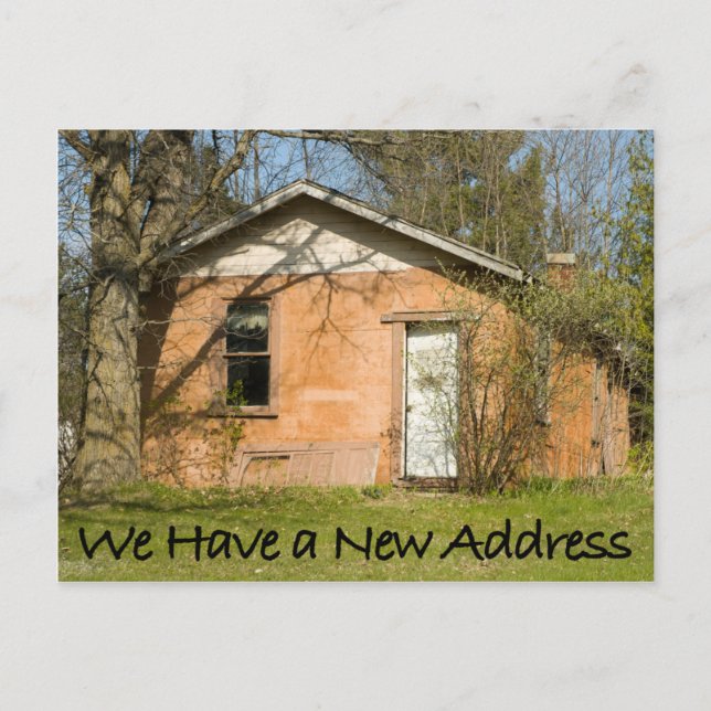 Funny Change of Address Postcard #31 Ankündigungspostkarte (Vorderseite)