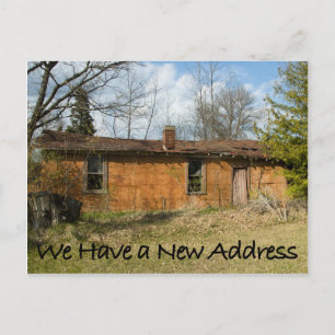 Funny Change of Address Postcard #32 Ankündigungspostkarte