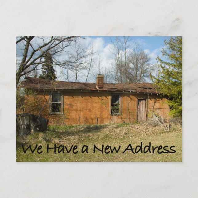 Funny Change of Address Postcard #32 Ankündigungspostkarte (Vorderseite)