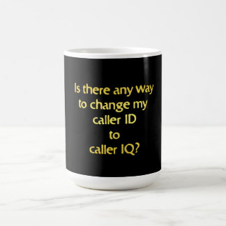 Funny Changing ID to IQ Joke Kaffeetasse