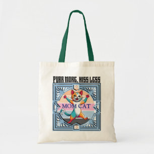 Funny Chat Sac fourre-tout - Purr Plus Hiss Moins