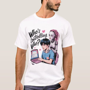 Funny Chatbot Companion Ai Memes kontrollieren Lie T-Shirt