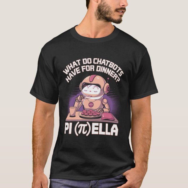 Funny Chatbot Memes, was Chatbots essen T-Shirt (Vorderseite)