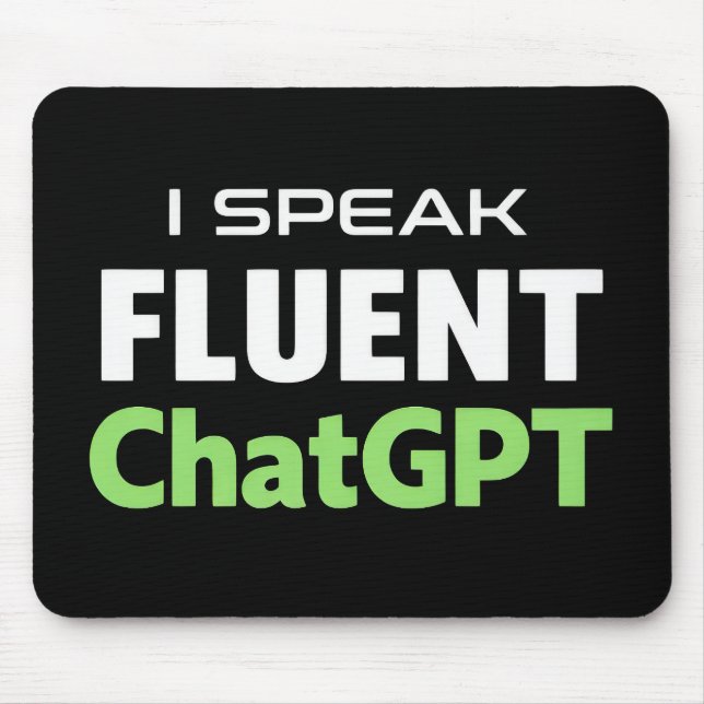 Funny ChatGPT Mousepad (Vorne)