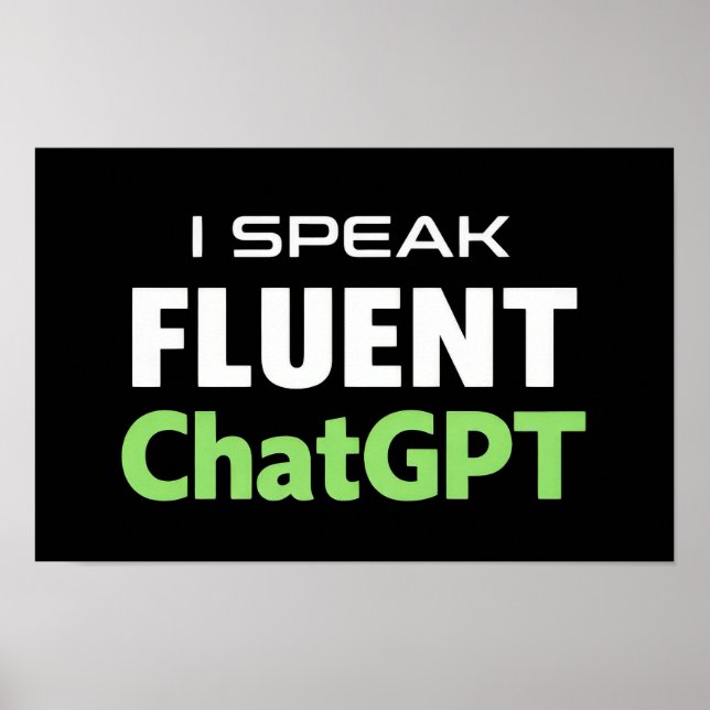 Funny ChatGPT Poster (Vorne)
