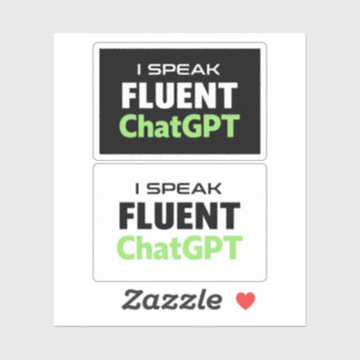 Funny ChatGPT Stickers Aufkleber