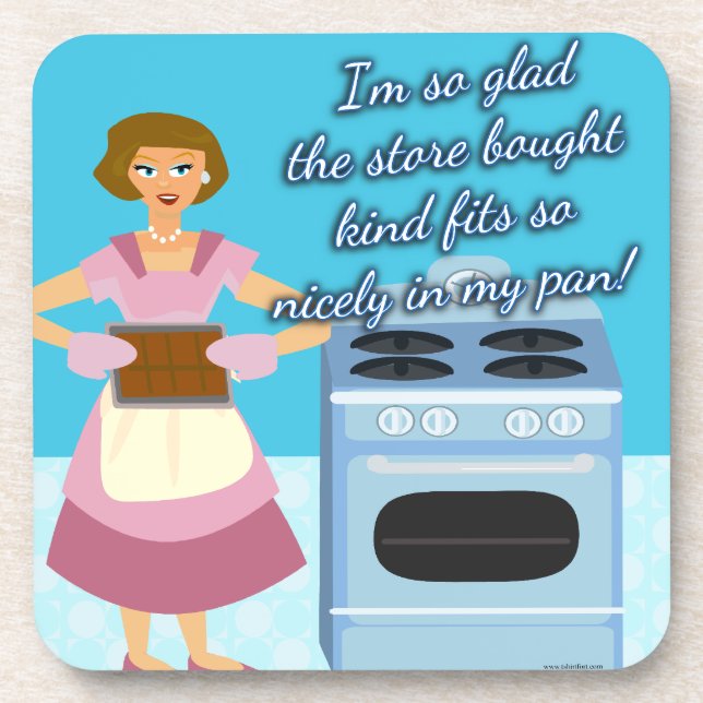 Funny Cheatin Brownies Slogan Untersetzer (Vorderseite)