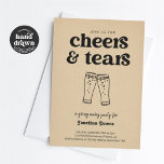 Funny Chee & Tars Biers gehen weg Party Einladung<br><div class="desc">Eine lustige Party Einladung,  die das Rampenlicht auf.. Bier setzt! Biertoast wird von Hand gezeichnet.</div>