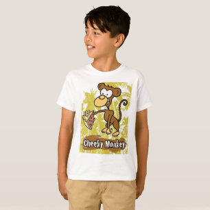 Funny Cheeky Monkey dans la Jungle T-Shirt