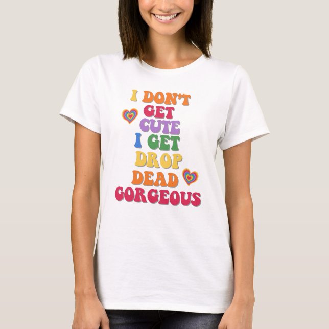 Funny Cheeky und Niedlich LGBT Pride Monat T - Shi T-Shirt (Vorderseite)