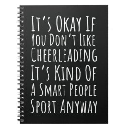 Funny Cheer Gift For Team Cheerleading Cheerleader Notizblock