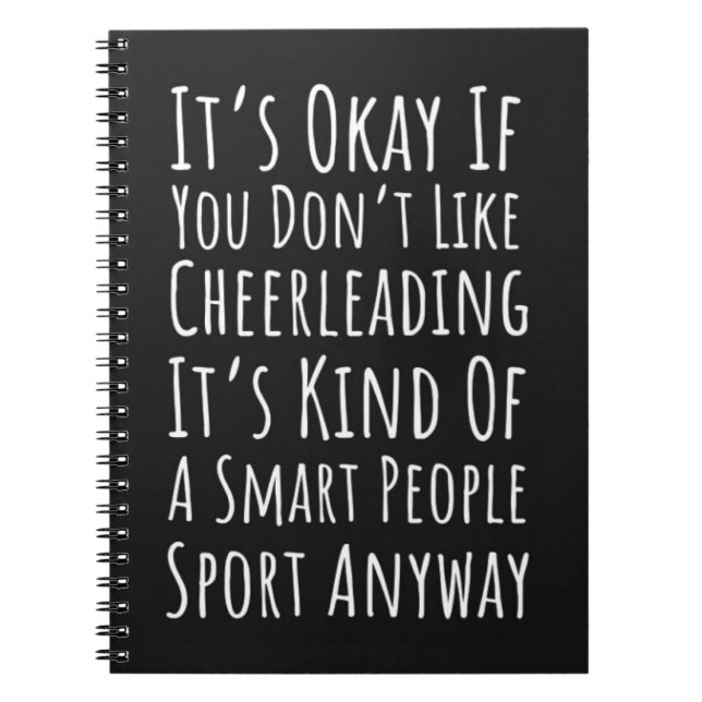 Funny Cheer Gift For Team Cheerleading Cheerleader Notizblock (Vorderseite)