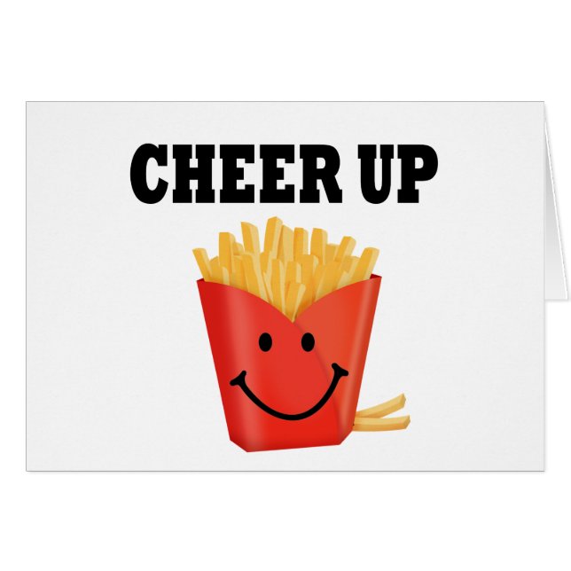 Funny Cheer Up French Fry (Vorderseite (Horizontal))
