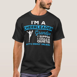Funny Cheerleader Grandpa-Geschenk T-Shirt