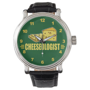 Funny Cheeseologist Cheesehead Armbanduhr