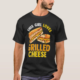 Funny Cheesey Sandwich Women This Girl Lieben Gril T-Shirt