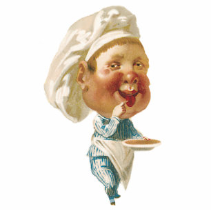 FUNNY CHEF STAND UP DOLL - PHOTO SCULPTURE - CADEA