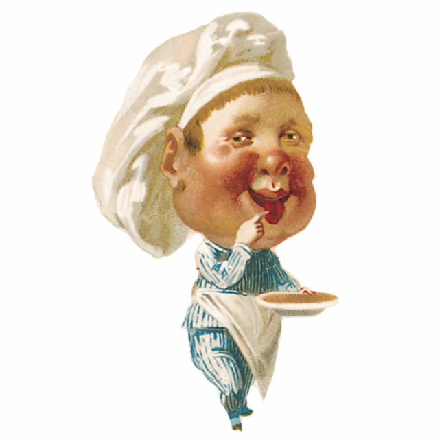FUNNY CHEF STAND UP DOLL - PHOTO SCULPTURE - CADEA (Devant)