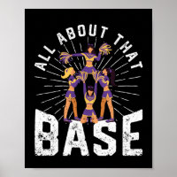 Funny cheleading women group All About Base