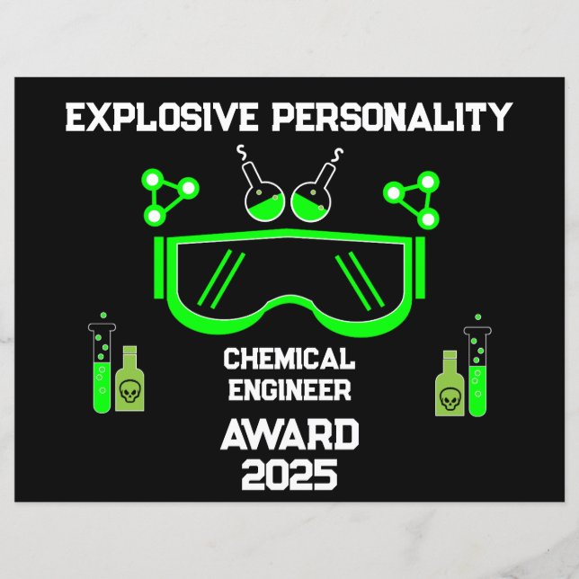 Funny Chemical Engineer Geschenke (Vorderseite)