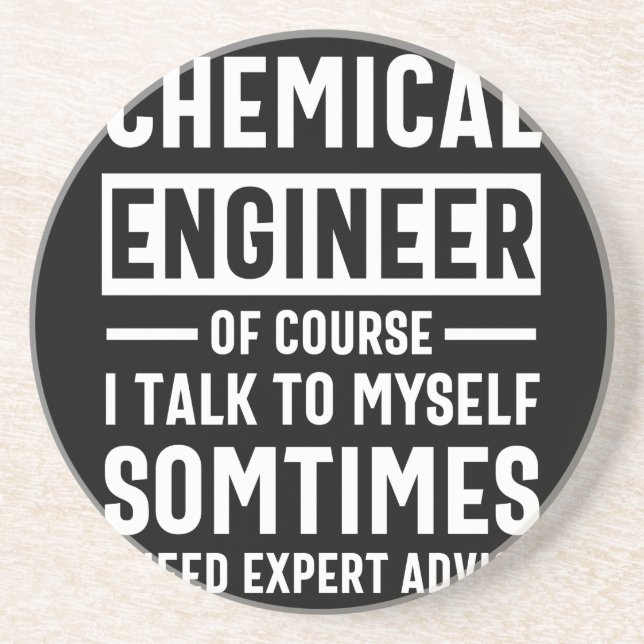 Funny Chemical Engineer Gift Getränkeuntersetzer (Vorne)