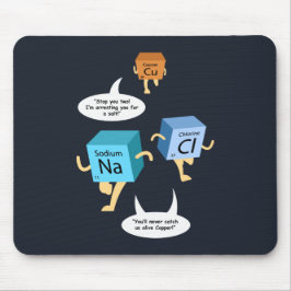 Funny Chemistry Periodic Table Pub Individuelle Na Mousepad