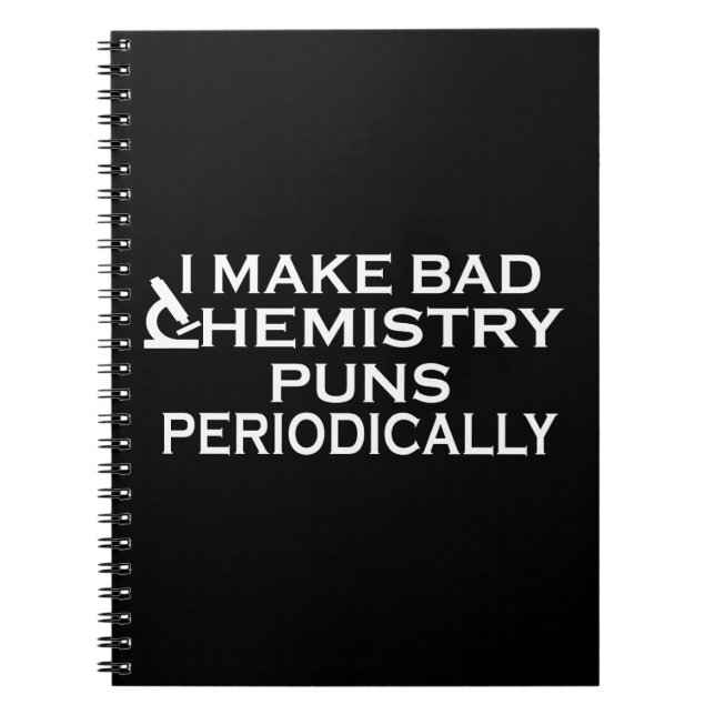 Funny Chemistry Quotes für Chemiker Notizblock (Vorderseite)