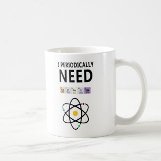 Funny Chemistry Tasse - ich brauche regelmäßig Kof