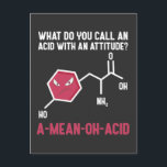 Funny Chemistry Teacher Student Labrador Amino Aci Postkarte<br><div class="desc">Funny Nerdy Science Surprise für Student,  Chemiker,  Physik,  Lehrer,  Wissenschaftler oder Apotheker. Ideal als Geschenk für alle Science Nerd,  die gerne experimentieren oder ein Experiment im Labor oder Labrador machen.</div>