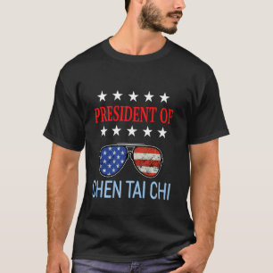 Funny Chen Tai Chi Healing US Flaggentherapeut Say T-Shirt