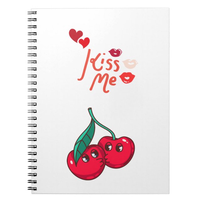 Funny Cherries in der Liebe. Notizblock (Vorderseite)