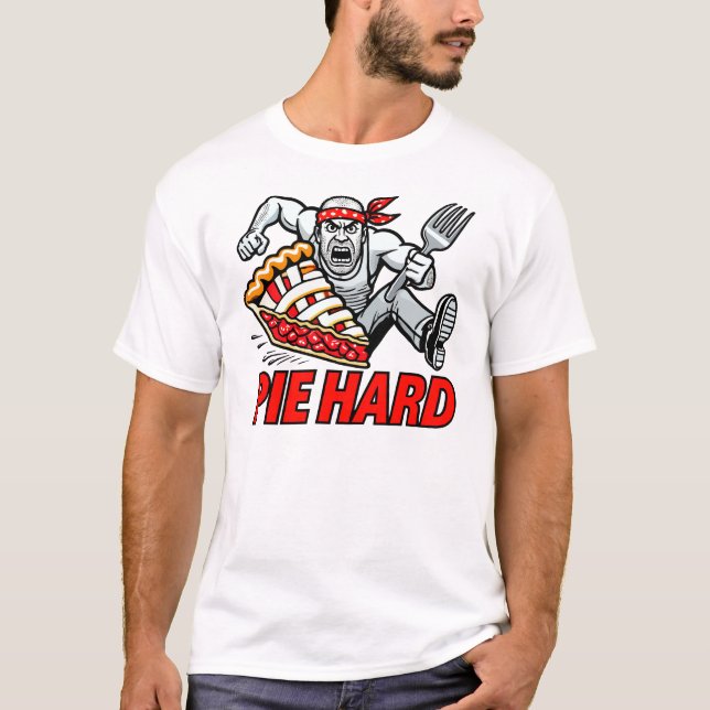 Funny Cherry Pie Hard Spoof T-Shirt (Vorderseite)