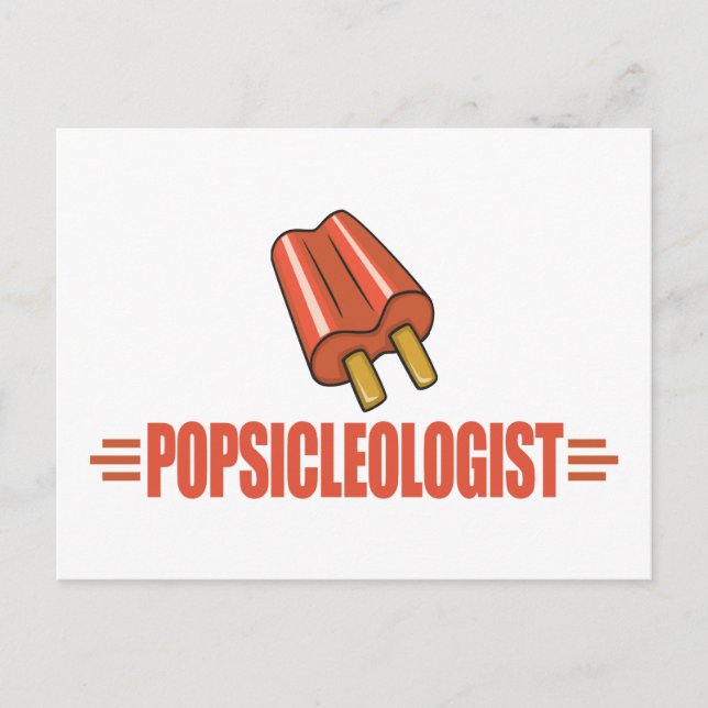 Funny Cherry Popsicle Lover Postkarte (Vorderseite)