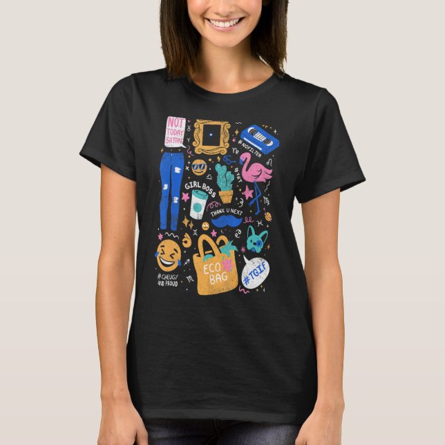 Funny Cheugy und stolz Internet Meme Jahrtausende T-Shirt (Vorderseite)