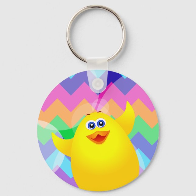 Funny chick, Schlüsselanhänger (Vorderseite)