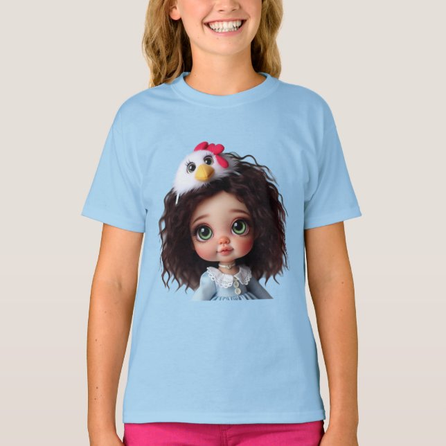 Funny Chick von Natasha Us T-Shirt (Vorderseite)